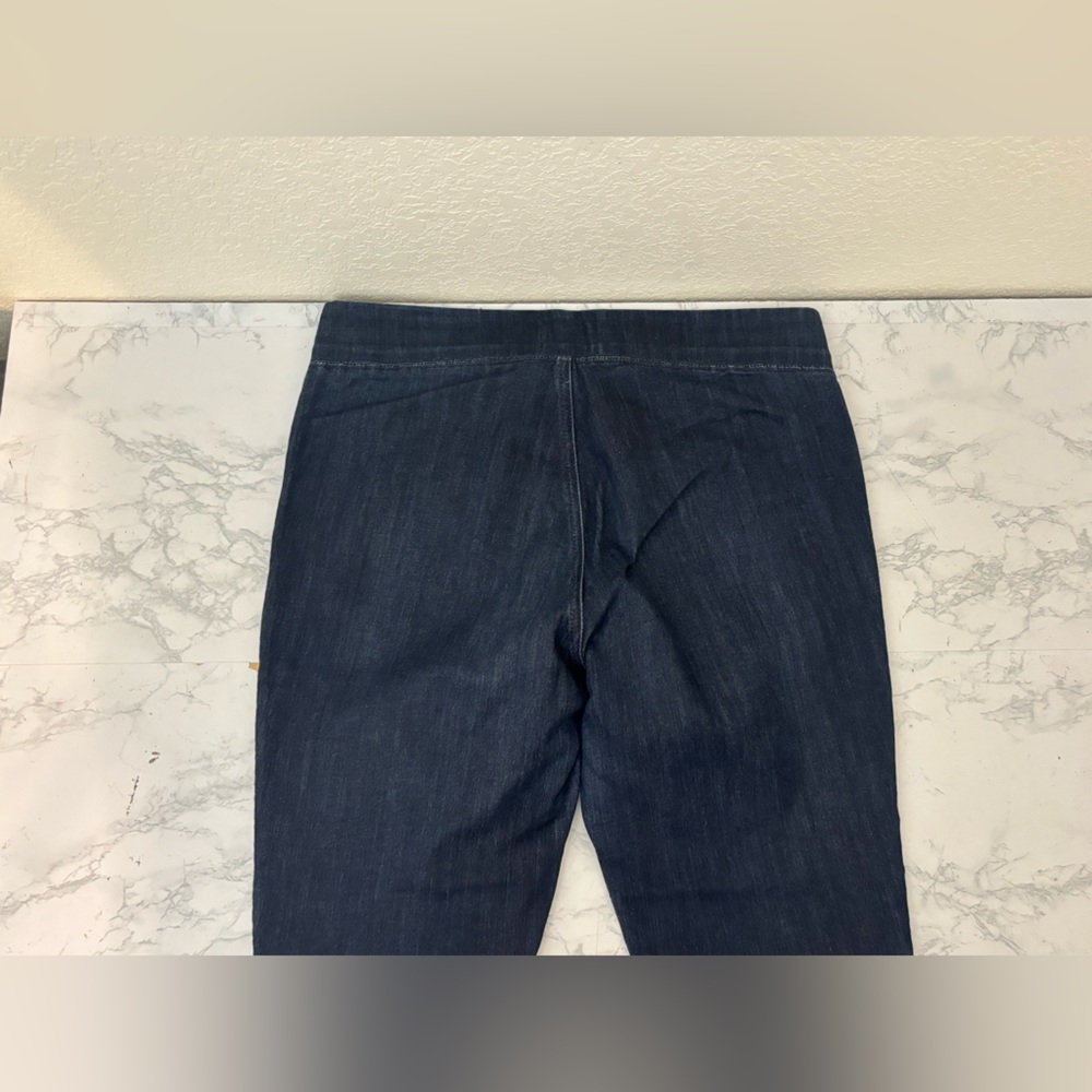St John’s Bay Women’s Size PM Dark Blue Pull On Stretch Jegging Skinny Jean - Picture 4 of 5